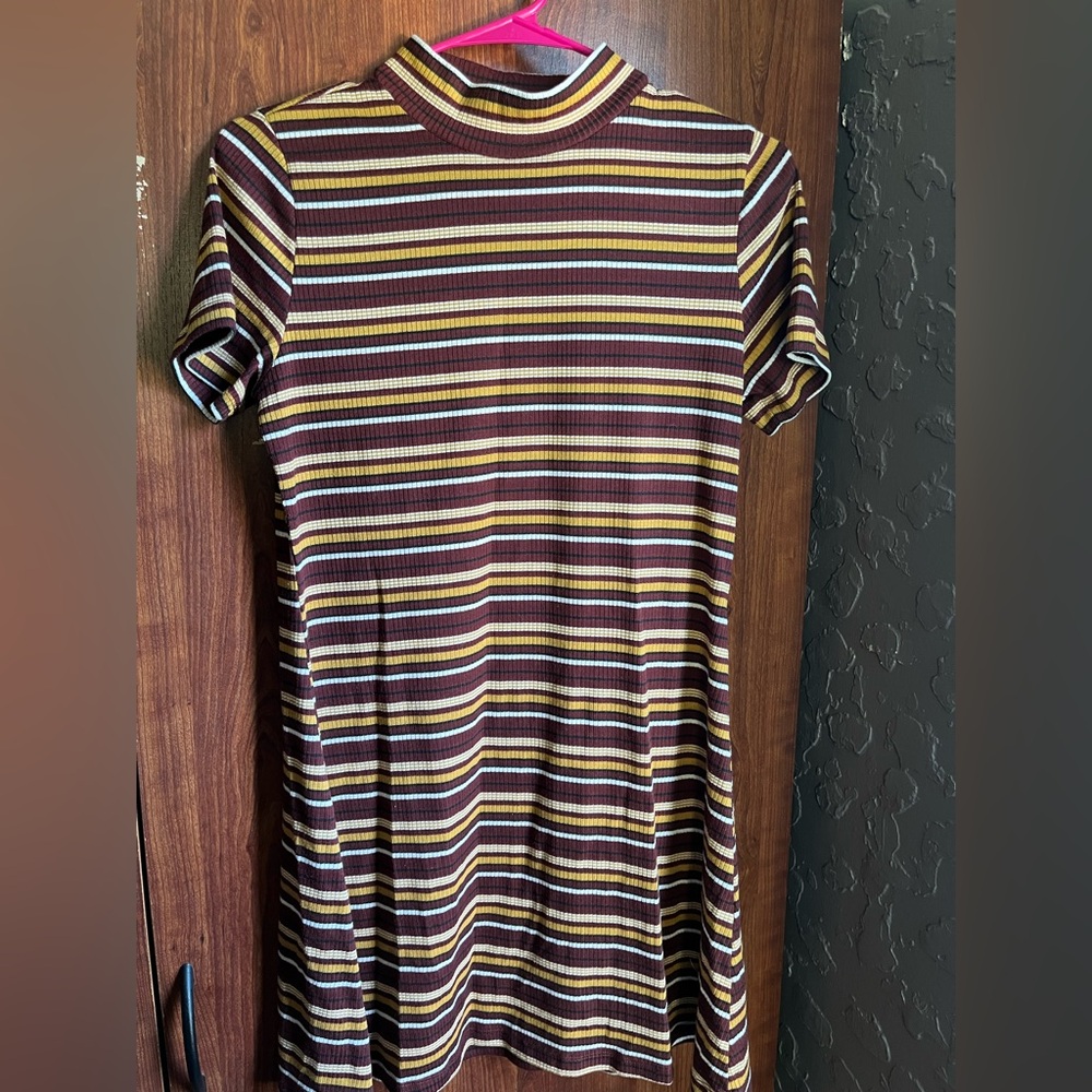 Mock turtleneck Mini dress